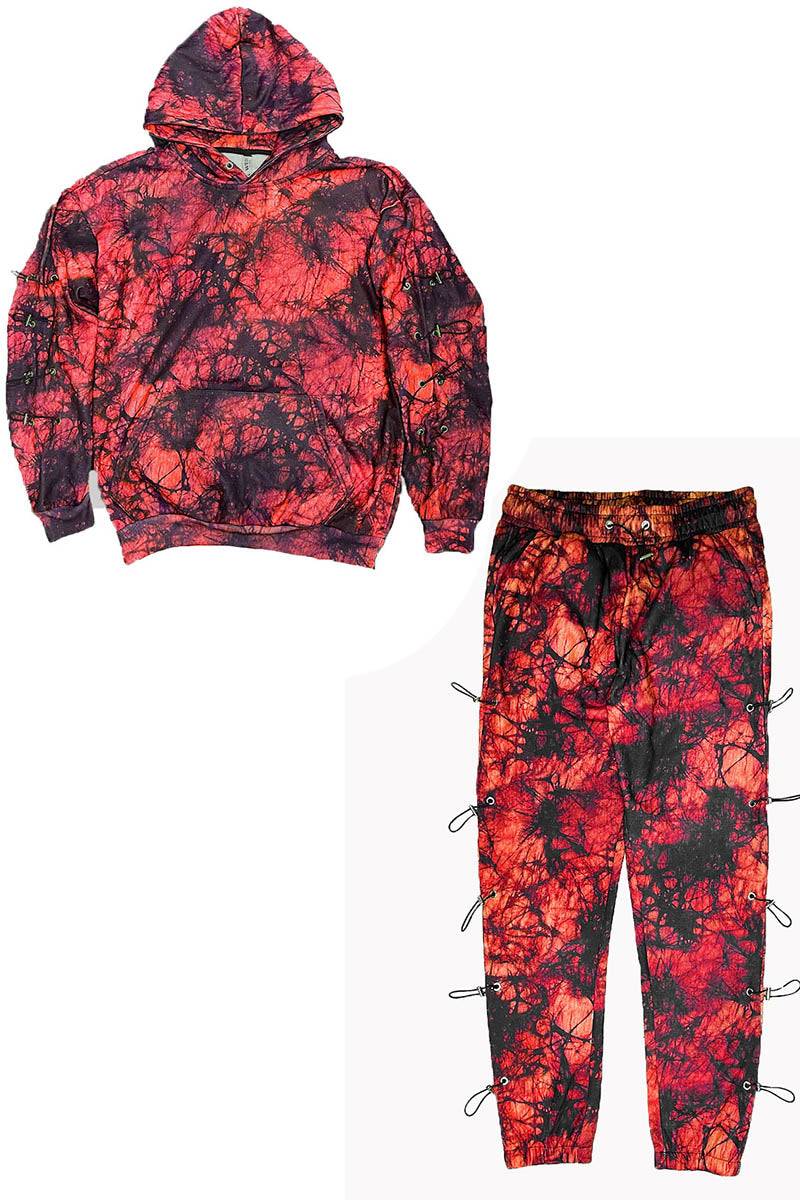 Comfortable Toggle Dye Hoodie Set for Everyday Wear