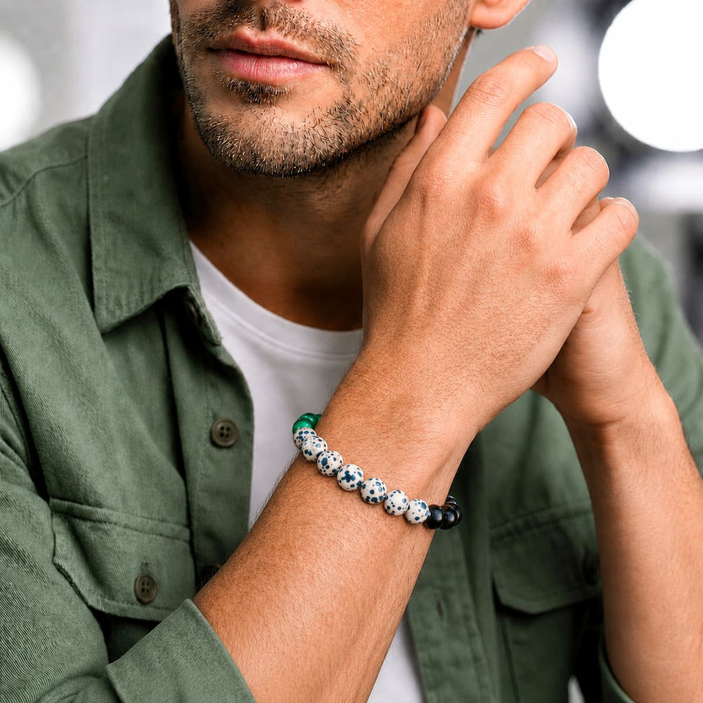 Soul Reset: Dalmatian Jasper Bracelet of Healing