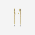Rose Quartz Drop Earrings | 14K Gold Fine Jewelry