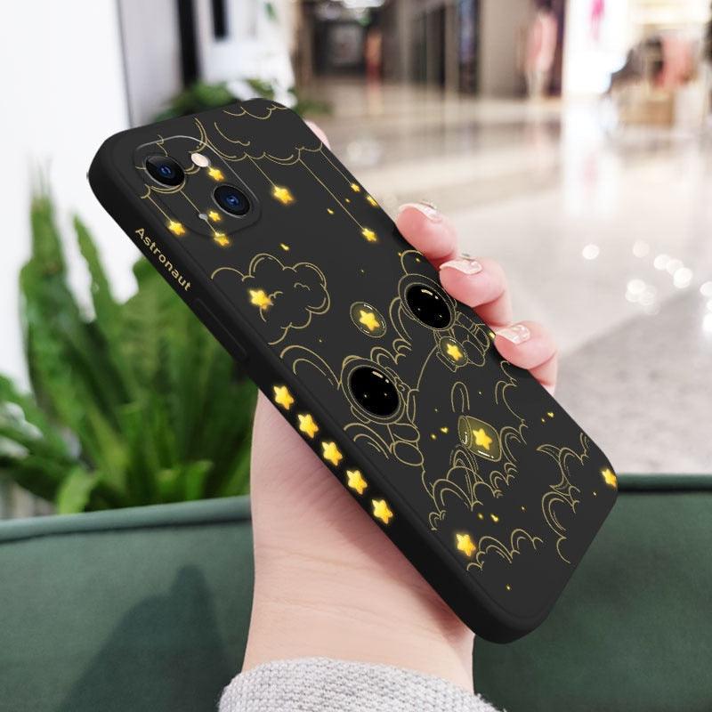 Astronaut Phone Case For Iphone 14 13 12 11 Pro Max Mini X Xr Xs Max Se2020 8 7 Plus 6 6s Plus Cover Heavy Duty Hybrid Protection Cover by Stevvex