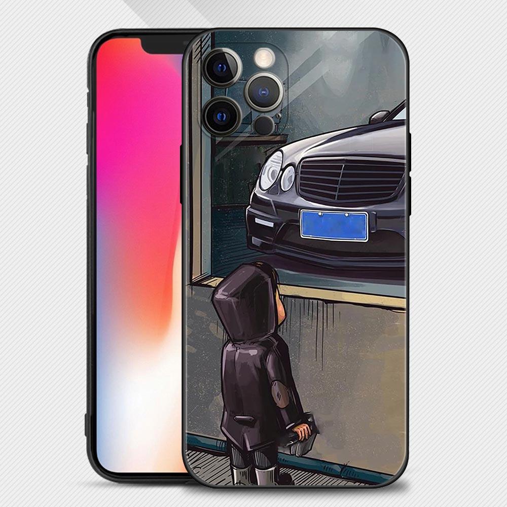 Boy Girl See Cool Sports Car Drift Case For iPhone 14 13 12 11 Pro Max Cover X XR XS Max 12Mini 13Mini 6 6S 7 8 Plus 5 5S Slim Back Cover Designer Matte Finish Hard Ultra Protective & Anti Shock by Stevvex