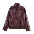 HH Women Autumn Elegant Street Style Coats Woman Asymmetric Button Pocket Long Sleeves Black Loose Zipper Slim Jackets