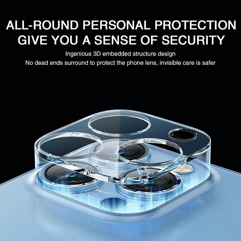 Full Cover HD Back Camera Glass Protectors for iPhone 13 12 Pro Max 13Mini Lens Protective Glass Film on IPhone 11 14 PRO MAX XS Ultra Thin Tempered Glass Camera Lens Screen Protector by Stevvex