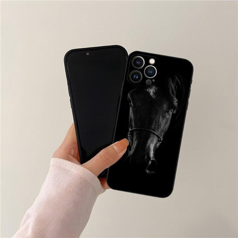 Cool Horse Animal Cover For Girls Boys Women Men, Unique Trendy Bumper Cover Case Phone Case For Iphone 13promax 11 14 12 Pro Max Mini Xr X Xs 7 8 6 6s Plus Cover by Stevvex