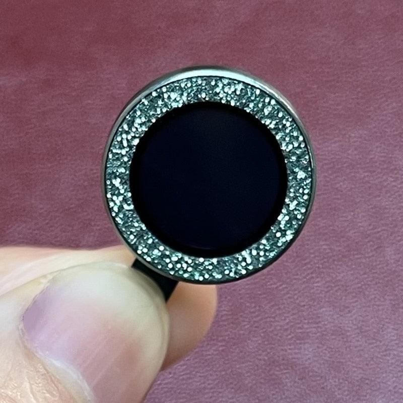 Bling Diamond Camera Lens Protector For iPhone 14 13 12 11 Pro Max Metal Ring Lens Glass Glitter Protective Cap iPhone 13 mini Camera Lens Protector Sparkle Diamond Ring Metal Alloy HD Glass for iPhone by Stevvex