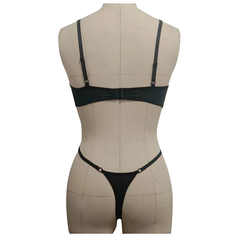 Sexy Lingerie for Women Underwear Panty Set Play See through Lace Bodysuit Babydoll Sleepwear