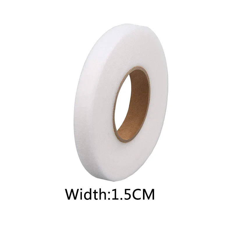65Yard Fabric Fusing Tape Adhesive Iron on Hem Tape Double-side Interlining For Pants Curtains Clothes Pillow Case DIY Sewing