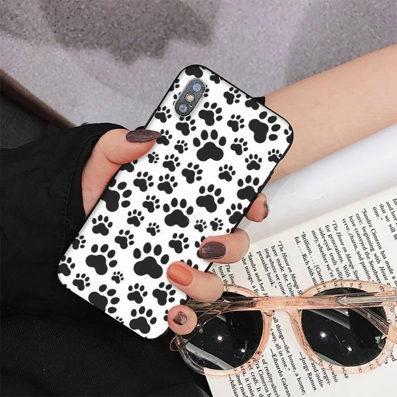 Dog Paw Phone Case For Iphone 11 12 13 Mini Pro Max 8 7 6 6s Plus X 5 S Se 2020 Xr Xs 10 Case Paw Print Heart Pet Lovers by Stevvex