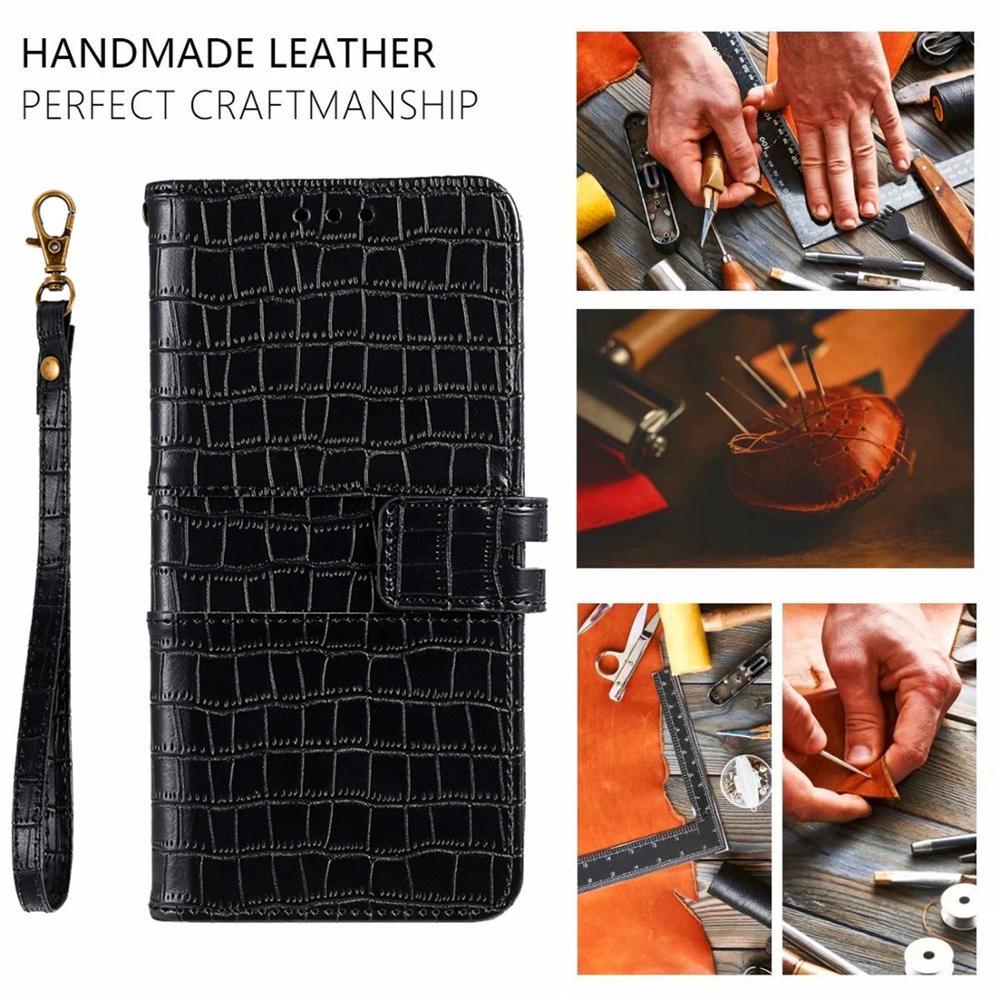 Luxury Pattern Flip Case For iPhone 13 12 Mini 11 Pro Leather Holder Card Stand Wallet Cover Protection Anti Radiation Wallet Phone Case For iPhone by Stevvex