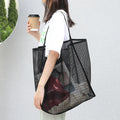 Fashion Mesh Hollow Out Handbag Design Beach Travel Package For Women Shoulder Bag Large Capacity Female Summer Shopping Totes