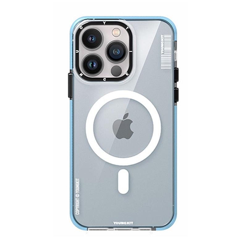Cover Iphone 13 14 Pro Max Case Trend Magnetic Wireless Charging Cell Phone Iphone Anti-drop Case Smartphone Magnetic Case Designed For Iphone by Stevvex