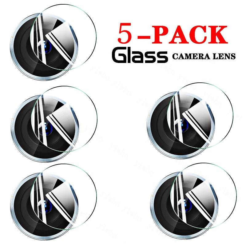 5PCS Tempered Glass For iphone 13 Pro Max Mini Camera Lens Protectors Film For 12 11 se3 se 2022 2020 6 7 8 plus Tempered Glass Camera Protector Case Friendly Camera Lens Protector For iPhone by Stevvex