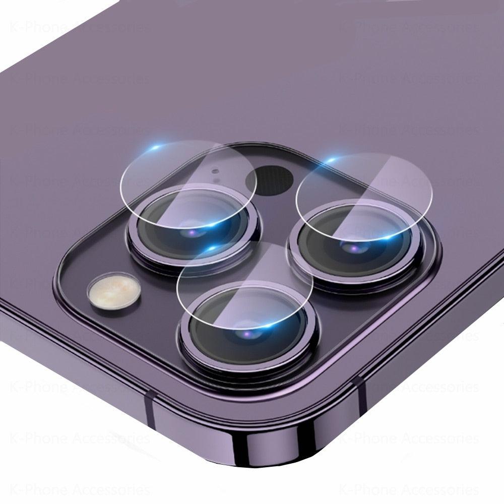 Camera Glass For Iphone 14 13 12 11 Pro Max Plus Mini Back Camera Protector Film For Iphone 12 13pro 14pro Max Lens Glass Keep Original Camera HD Glass Metal Camera Lens Cover Film For Iphone by Stevvex