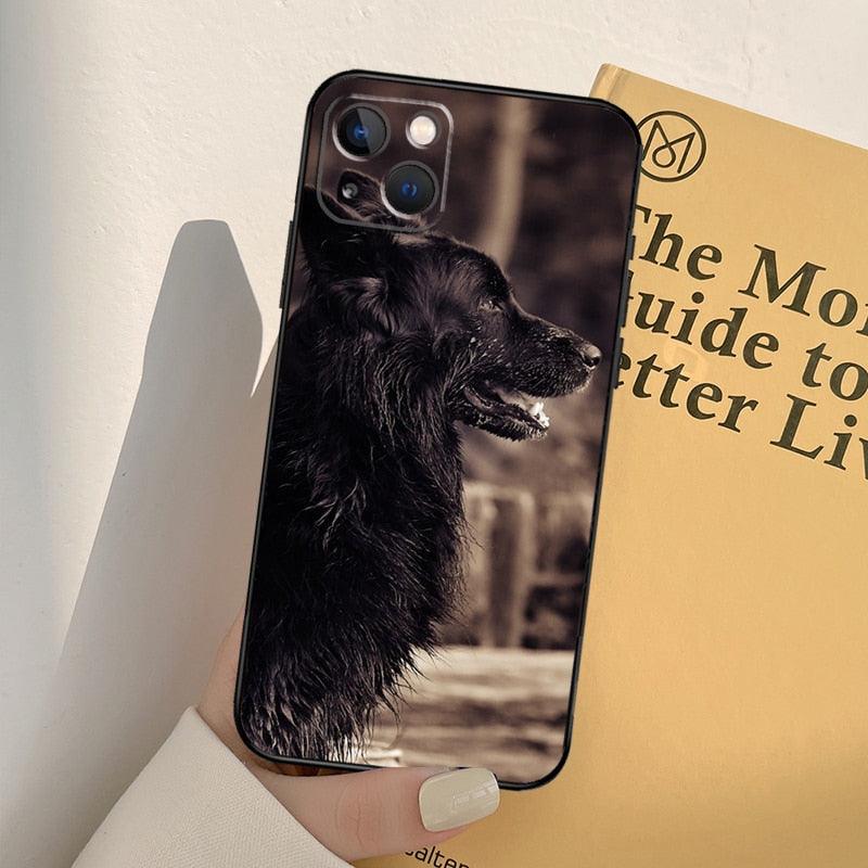 Cartoon German Shepherd Phone Case MAsk Dog Case For iPhone 13 12 Mini 11 14 Pro Max 6S 8 7 Plus SE 2022 2020 X XS Max XR Back Cover Poodle Dog Phone Case Compatible with iphone by Stevvex