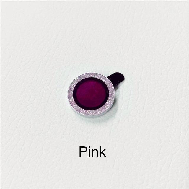 9H Tempered Glass Camera Cover Screen Protector Metal Individual Ring For iPhone Phone Glitter Camera Lens Protector Film For iPhone 14 13 12 11 Pro Max Luminous Lens Metal Glass Protective Cover by Stevvex