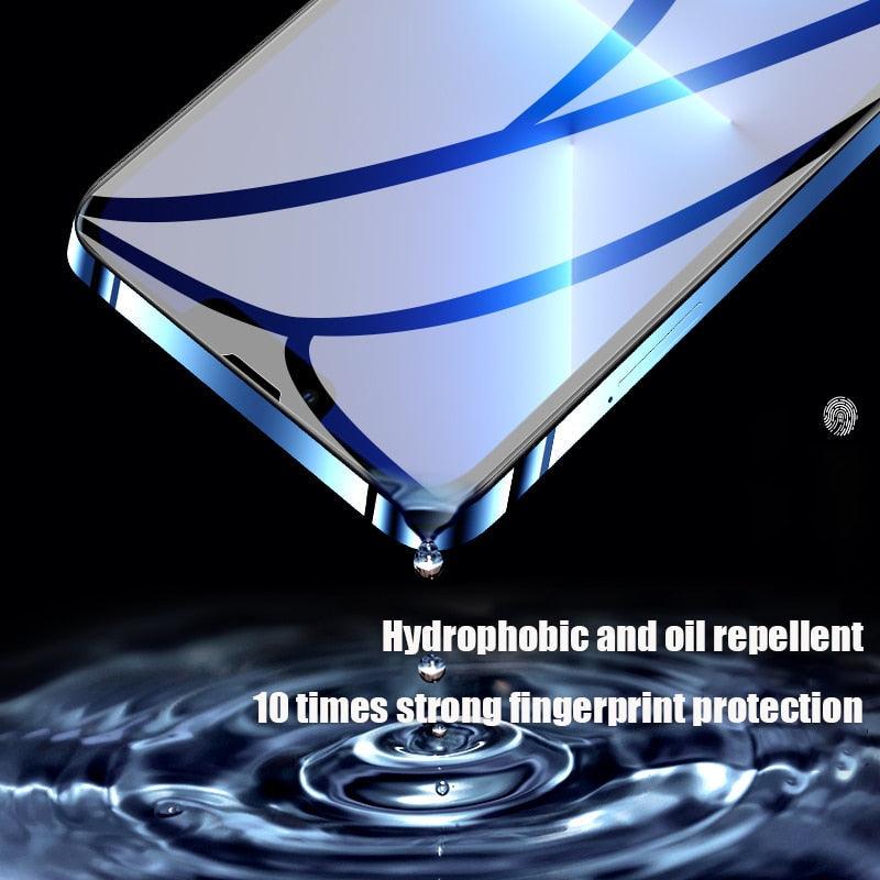 4PCS Tempered Glass On iPhone 14 13 Mini 12 11 Pro Max X XS XR 7 8 Plus SE 3 Screen Protector For iPhone 14Plus Protective Film Screen Protector iPhone Screen Protector by Stevvex