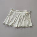Sports Yoga Skirt Badminton Tennis Skirt Pants Half-body Quick Drying Pocket Skirt Side Split Strap Pants For Outwear