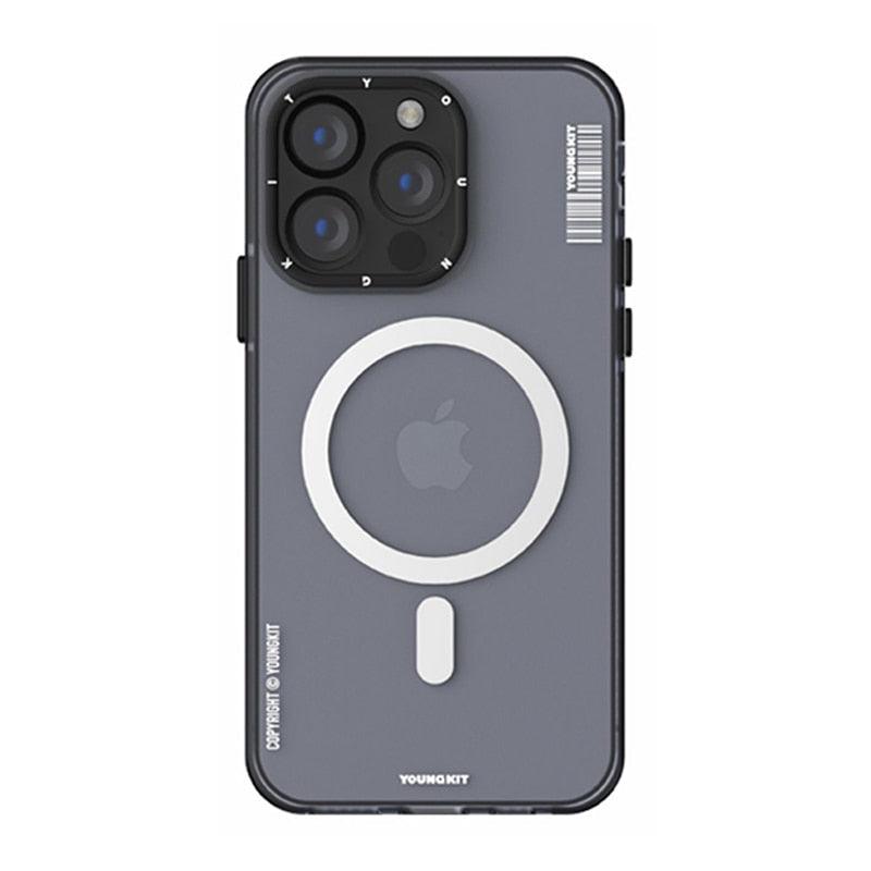 Cover Iphone 13 14 Pro Max Case Trend Magnetic Wireless Charging Cell Phone Iphone Anti-drop Case Smartphone Magnetic Case Designed For Iphone by Stevvex