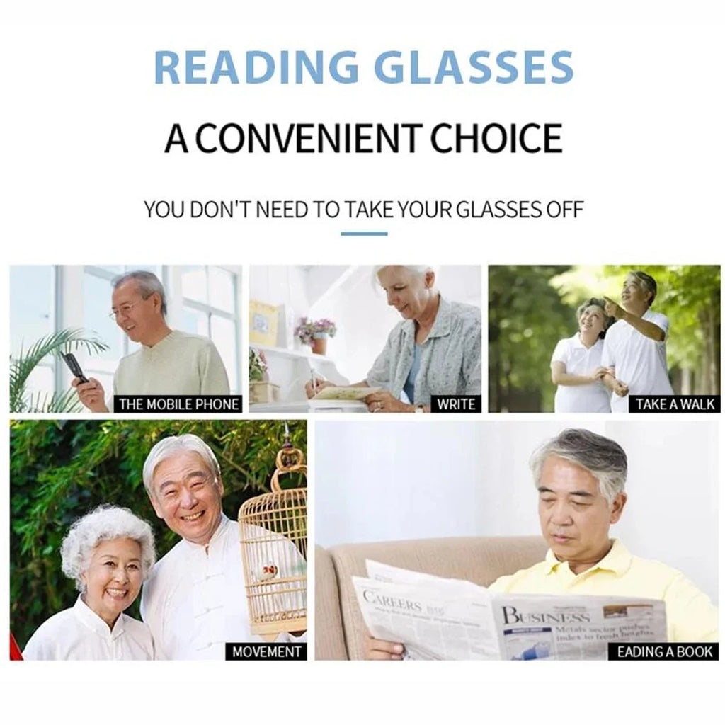 BARCUR Original Design Unisex Lightweight Reading Glasses – Classic and Comfortable Eye Protection for Men and Women Rectangle Frame
