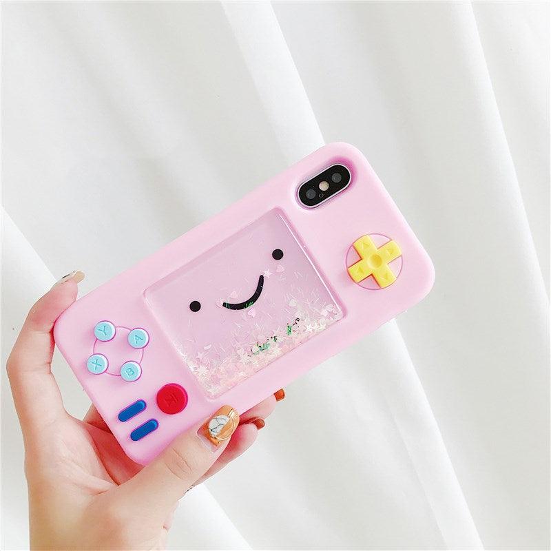 Cartoon Play Game Phone Case For Iphone 13 12 7 6 8 Plus Xr Xs 11 Pro Max Candy Love Heart Soft Silicone Rubber Bear Funny 3d Game Controller Design With Stars Case by Stevvex