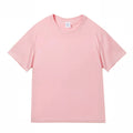 100% Cotton Five Half Sleeve Men's Women Summer T-shirt Loose Short-sleeved Casual Basic Shirt O Neck Solid Color Tops