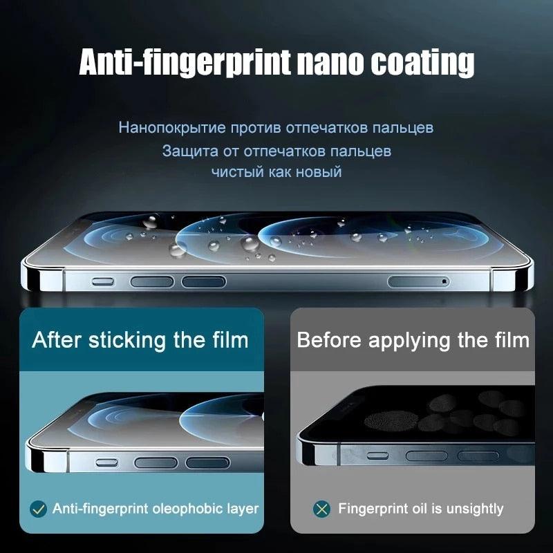 Full Cover Film For iPhone 13 Pro Max Screen Protector 12 11 Pro Max Mini XR X XS Max 8 7 6 6S Plus SE 2022 Soft Film Film Screen Protector by Stevvex