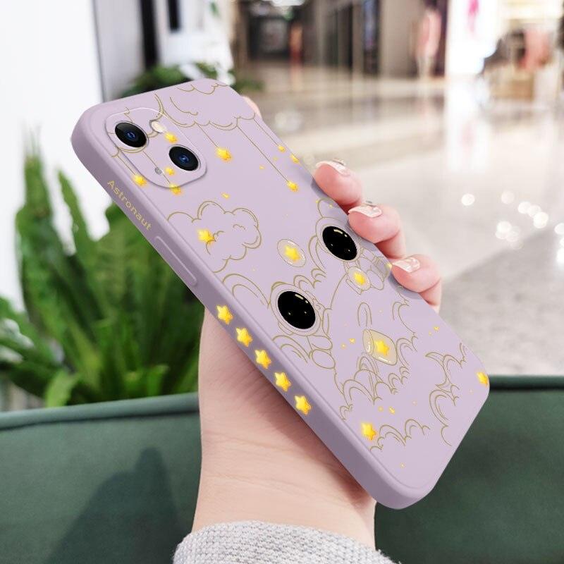 Astronaut Phone Case For Iphone 14 13 12 11 Pro Max Mini X Xr Xs Max Se2020 8 7 Plus 6 6s Plus Cover Heavy Duty Hybrid Protection Cover by Stevvex