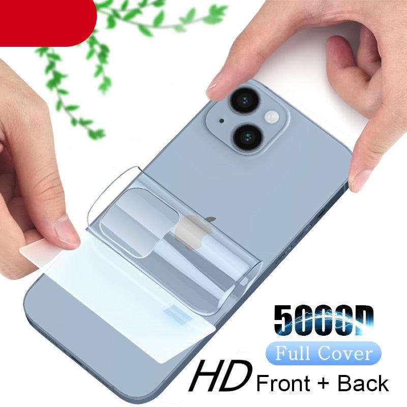 Full Cover Back Film For iPhone 14 13 11 12 Pro MAX Mini Screen Protector XR X XS Max 7 8 6S Plus SE Accessories Full Screen Protector Explosion-Proof Back Film by Stevvex