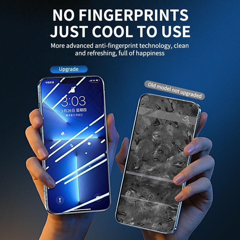 8K HD Anti Peeping Luxury Fast Install Full Cover Glass Screen Protector For iPhone 14 13 12 11 PRO MAX MINI X XS 9H Hardness Tempered Glass Scratchproof Shatterproof Bubble Free Screen Protector For iPhone by Stevvex