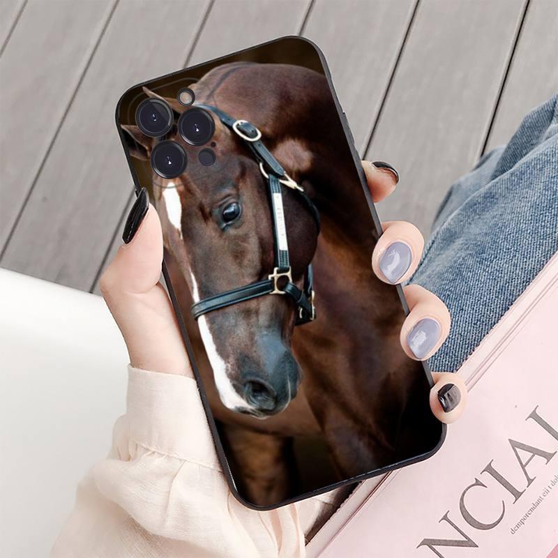 Animal Steed Horse Phone Case For Iphone 14 11 12 13 Mini Pro Xs Max Cover 6 7 8 Plus X Xr Se 2020 Cool Animal Horse Case For Iphone by Stevvex