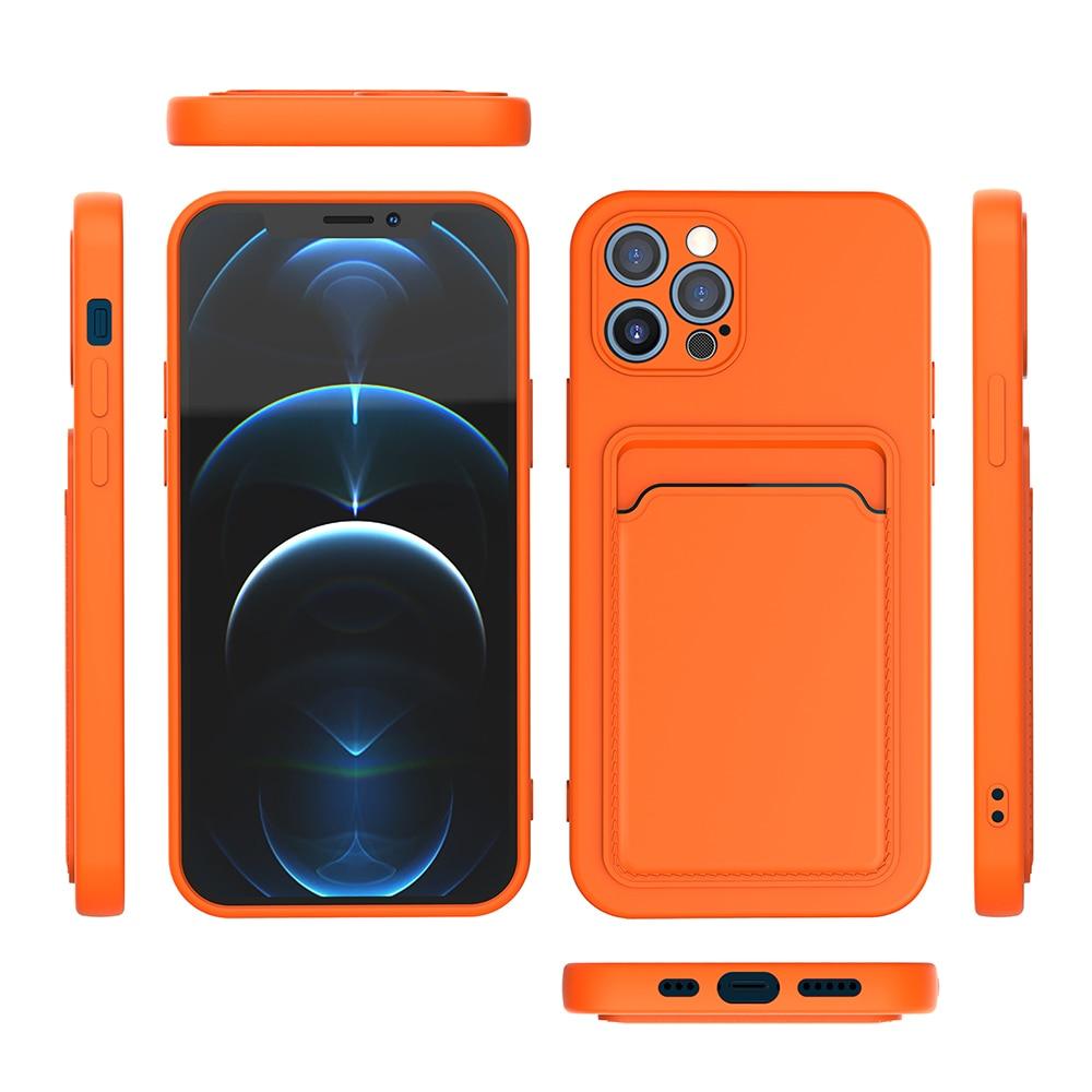 Soft Silicone Card Phone Case for IPhone 13  12 Pro Max Shockproof Protector Cover for IPhone 14 Plus Cases Heavy Duty Solid Slim Lightweight Anti-Shock Cover for iPhone