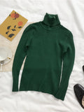 Turtleneck Sweater Womens 2026 Autumn Winter Tops Korean Slim Women Pullover Jumper Knitted Sweater Pull Femme Hiver Truien