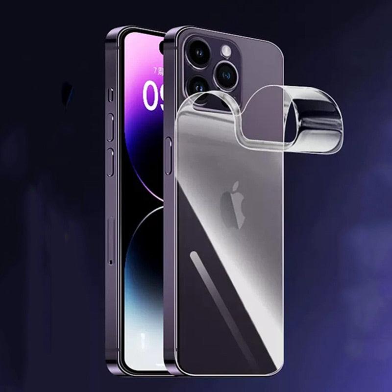 Film For iPhone 14 Pro Max Back Side Screen Protector Film for iPhone 13 Mini 12 13 Pro Max 14 Pro 14Pro Max Not Glass Temper Film Premium HD Clarity Anti-Fingerprint/Scratch Compatible with iPhone by Stevvex
