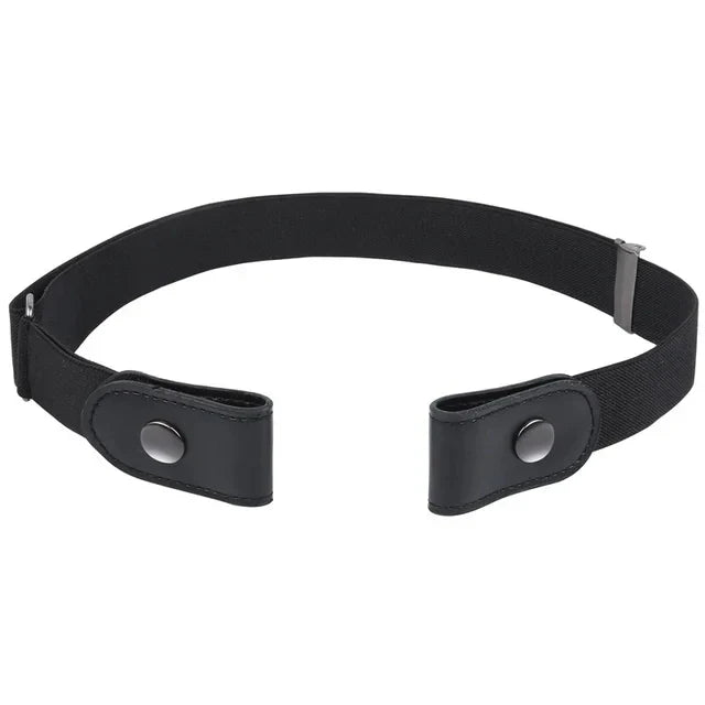 Buckle-Free Belt For Jean Pants,Dresses,No Buckle Stretch Elastic Waist Belt For Women/Men,No Bulge,No Hassle Waist Belt
