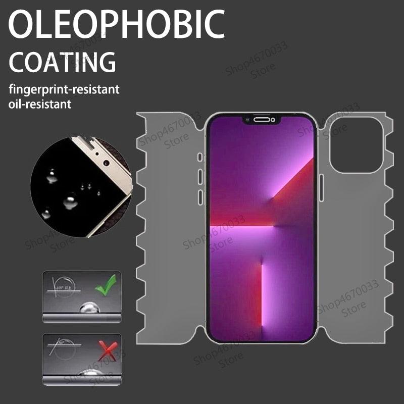 Full Cover Butterfly Film For iPhone 14 13 12 11 Pro Max 14 Plus 13 12 Mini Lens Cover For iPhone XR X XS Max Film Soft Screen Protector Full Coverage Clear HD Phone Protector by Stevvex