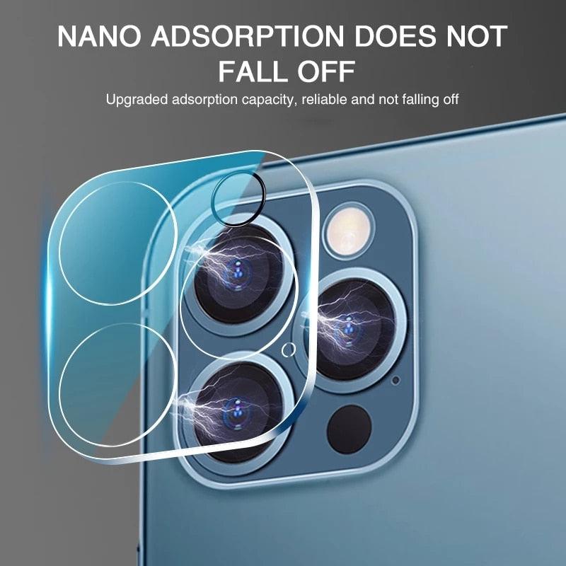 Full Cover HD Back Camera Glass Protectors for iPhone 13 12 Pro Max 13Mini Lens Protective Glass Film on IPhone 11 14 PRO MAX XS Ultra Thin Tempered Glass Camera Lens Screen Protector by Stevvex