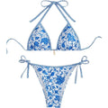 2026 New Halter String Triangle Two Piece Bikini Women Swimwear Female Swimsuit Bathers Bathing Swimming Suit Beachwear Summer