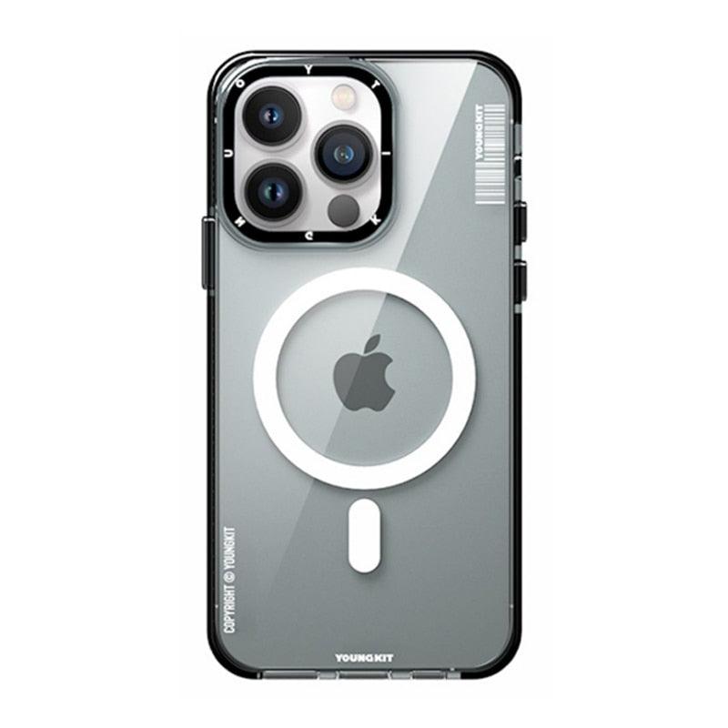 Cover Iphone 13 14 Pro Max Case Trend Magnetic Wireless Charging Cell Phone Iphone Anti-drop Case Smartphone Magnetic Case Designed For Iphone by Stevvex