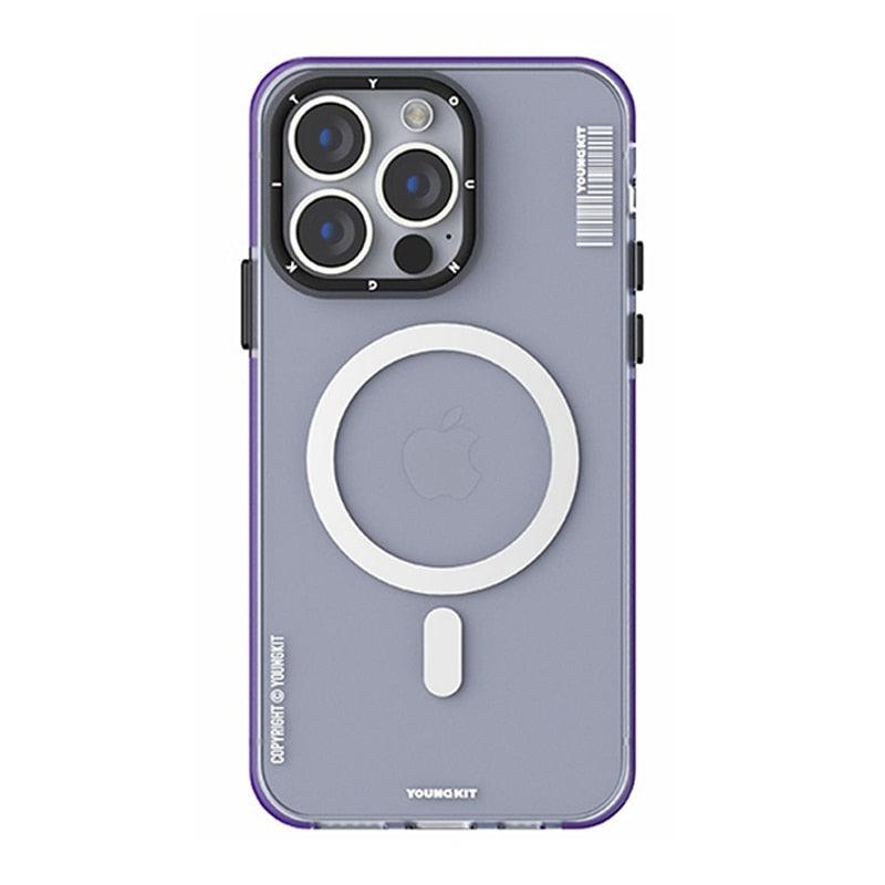 Cover Iphone 13 14 Pro Max Case Trend Magnetic Wireless Charging Cell Phone Iphone Anti-drop Case Smartphone Magnetic Case Designed For Iphone by Stevvex