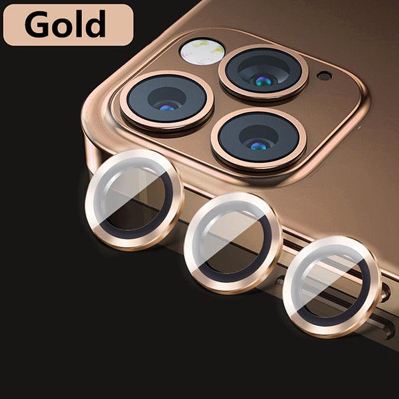 HD Camera Lens Protector 9H Hardness Anti-Scratch Camera Protector For iPhone 13 14 12 Pro Max Titanium Alloy Camera Protector for iPhone 12 13 Mini Camera Protector Lens Protection Glass Suit by Stevvex