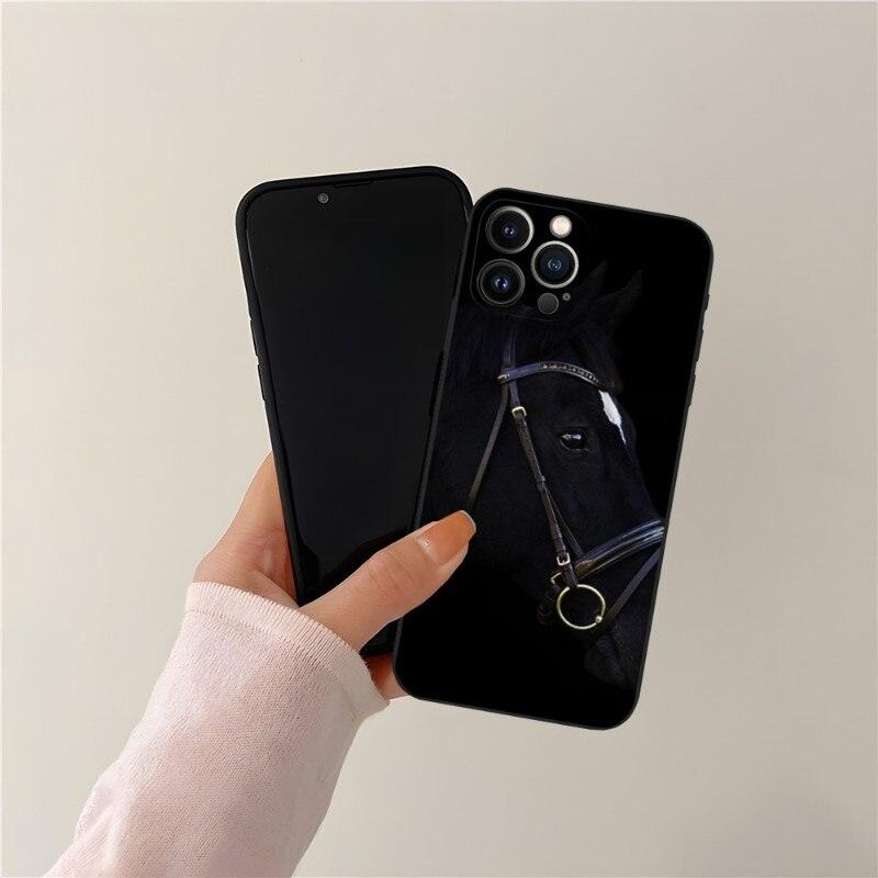 Cool Horse Animal Cover For Girls Boys Women Men, Unique Trendy Bumper Cover Case Phone Case For Iphone 13promax 11 14 12 Pro Max Mini Xr X Xs 7 8 6 6s Plus Cover by Stevvex