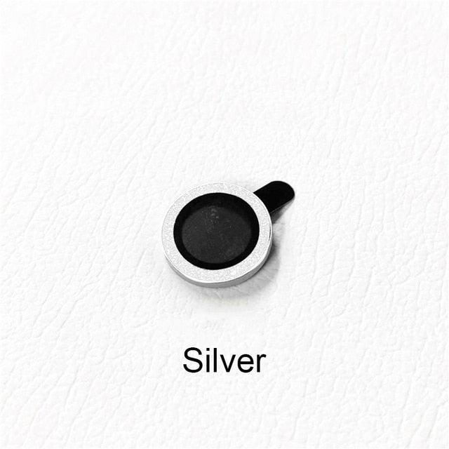 9H Tempered Glass Camera Cover Screen Protector Metal Individual Ring For iPhone Phone Glitter Camera Lens Protector Film For iPhone 14 13 12 11 Pro Max Luminous Lens Metal Glass Protective Cover by Stevvex