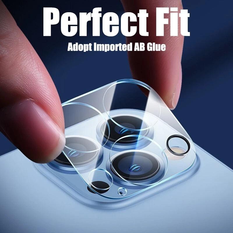 Full Cover Camera Lens Protector for IPhone 12 13 Pro Max Mini Screen Protectors for IPhone 11 14 Pro Xs Max X XR Tempered Glass Camera Lens Screen Protector by Stevvex