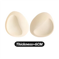 6CM Sponge Padded Bra Thick Push Up Pads Inserts Women Underwear Breast Lift Breathable Pad Lining Insert Enhancers Reusable Cup