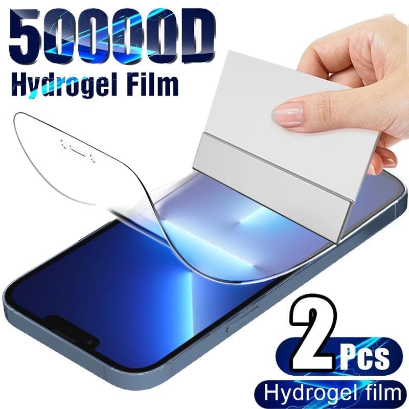 Full Cover Film For iPhone 13 Pro Max Screen Protector 12 11 Pro Max Mini XR X XS Max 8 7 6 6S Plus SE 2022 Soft Film Film Screen Protector by Stevvex