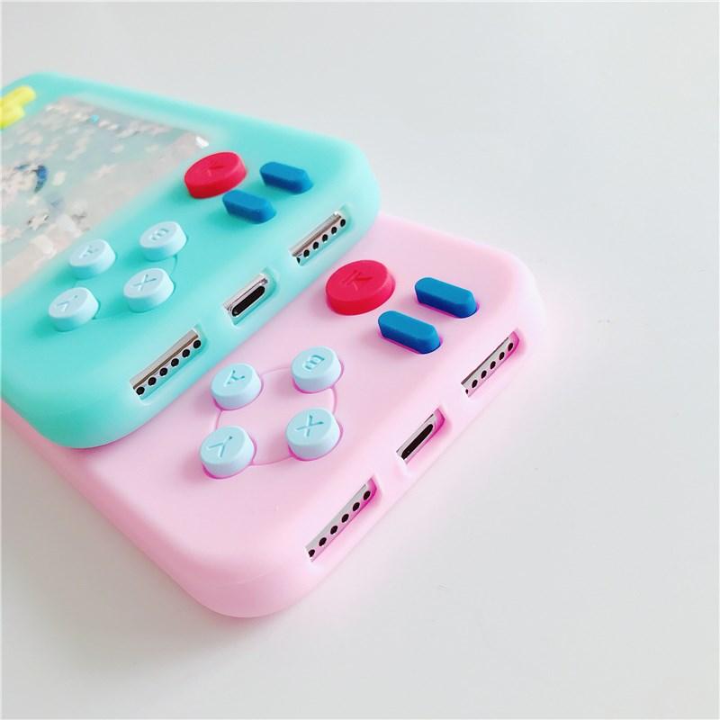 Cartoon Play Game Phone Case For Iphone 13 12 7 6 8 Plus Xr Xs 11 Pro Max Candy Love Heart Soft Silicone Rubber Bear Funny 3d Game Controller Design With Stars Case by Stevvex
