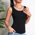 1/3 Pcs Women's Four Season Thin Slim Fit Solid Color Vest For Teenagers And Girls Solid Color Versatile Top Sexy Suspender Base