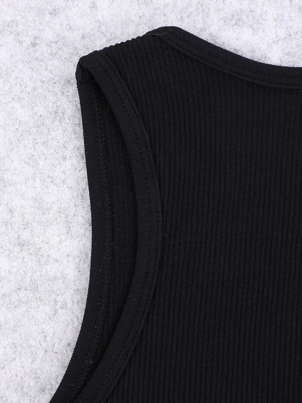 Seamless knitted high-elastic belly-baring yoga vest sleeveless casual sexy ribbed vest nylon quick-drying running fitness sport