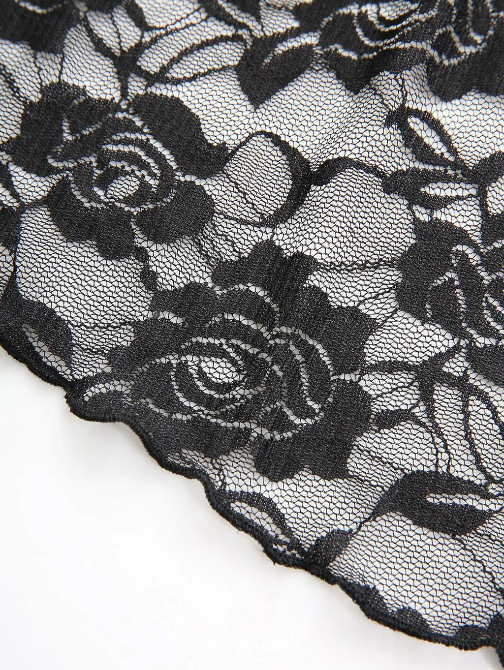 ROSEGAL Plus Size Flower Lace High Low Dress With Butterfly Zipper Belt Women Spring Summer Black Corset Party Dress Vestidos 5X