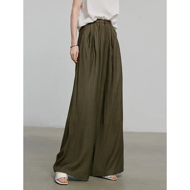 TOYOUTH Women Casual Pants 2025 Summer New Long Pants 8527002